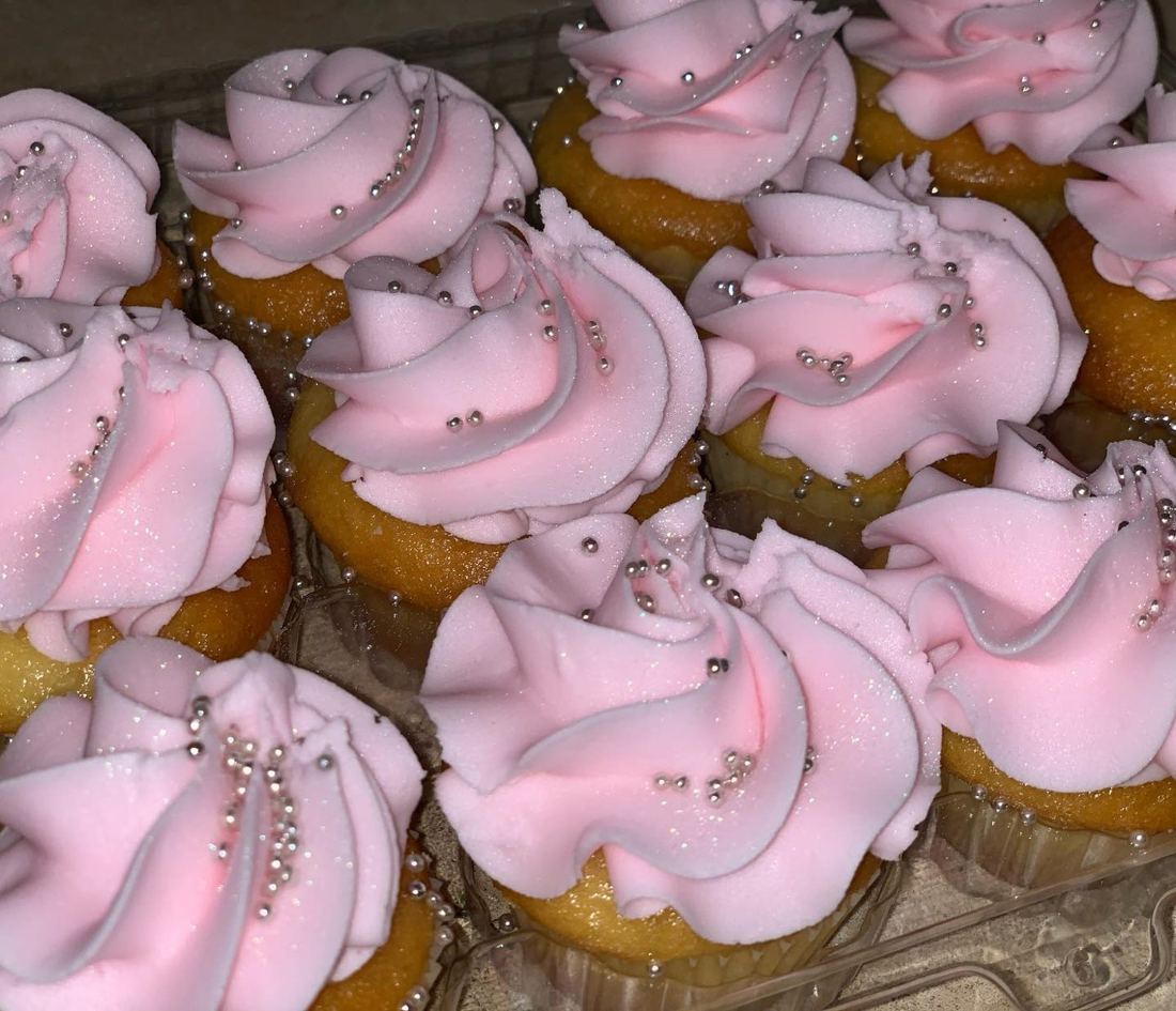 Cupcakes rosados